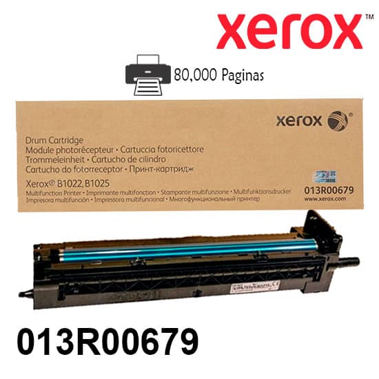 Tambor Xerox 013R00679 Para Impresora Xexox B1022/B1025/B1022V/B1025 rendimiento 80,000 Paginas