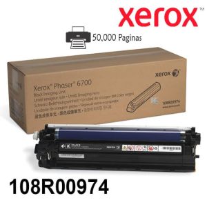 Alternative view of Unidad Imagen Xerox 108R00974 Negro 6700