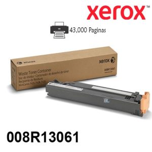 Waste Toner Xerox Container 008R13061 Paraimpresora Xerox Workcentre 7830/7835/7845/7855 Rendimiento 44,000 Paginas