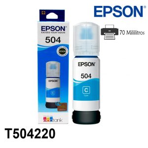 Tinta Epson T504220-AL Cyan