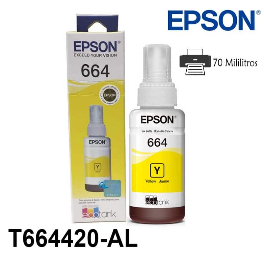 Tinta Epson T664420-AL Yellow