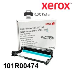 Drum Xerox 101R00474 Para Impresora Xerox WorkCentre 3225 Phaser 3260 Rendimiento 10,000 Paginas.