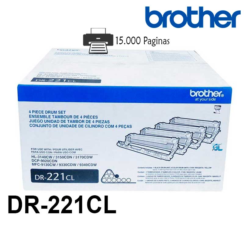 Cilindro Brother DR-221CL HL-3150/3170 Original - Imagen 2