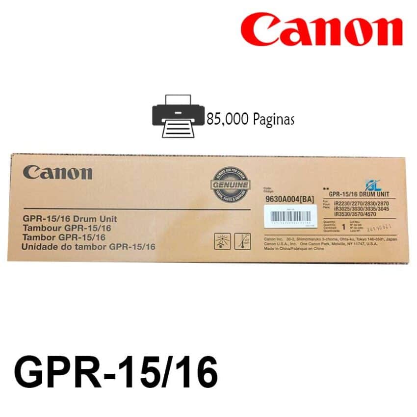 Tambor Canon GPR-15/16 Negro