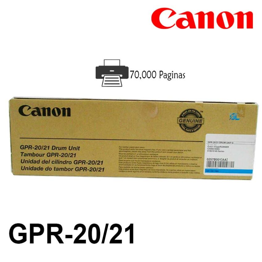 Tambor Canon GPR-20/21 Cyan