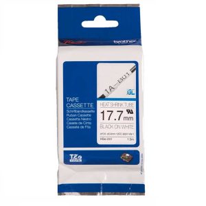 Cinta Brother HSE-241 Tubo Negro/Blanco 17.7mm
