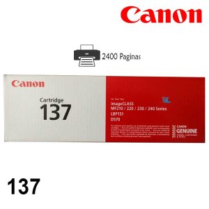 Toner Canon 137 Negro
