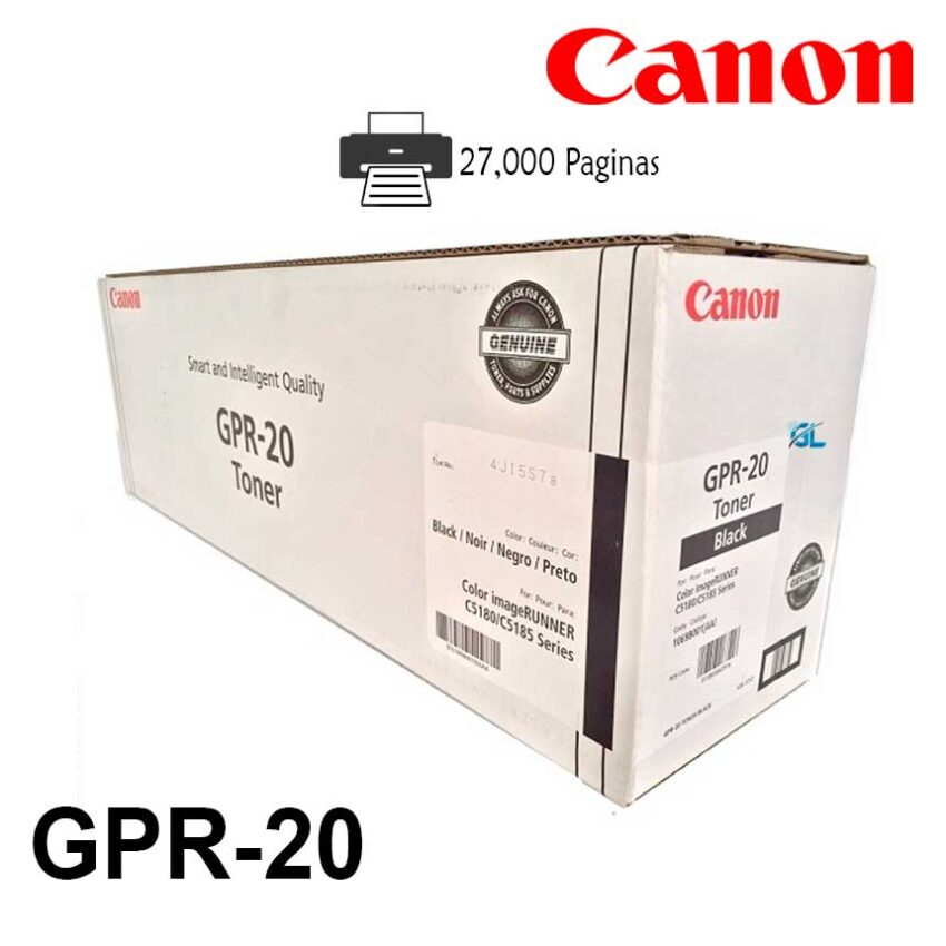Toner Canon GPR-20 Negro