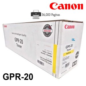 Alternative view of Toner Canon GPR-20 Yellow IRC-5180 Original