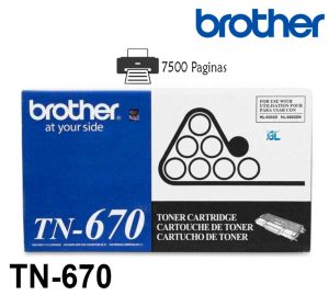 Toner Brother TN-670 Negro