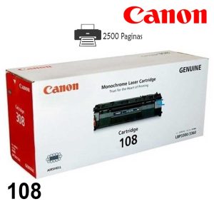 Alternative view of Toner Canon 108 Negro LBP 3300 Original