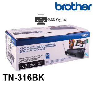Toner Brother TN-316BK Negro