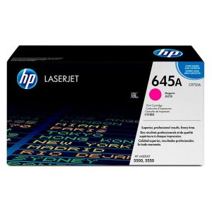 Toner Hp 645A C9733A Magenta, Compatibilidad Hp Laserjet Color 5500/5500N/5550 Rendimiento 12000 Paginas