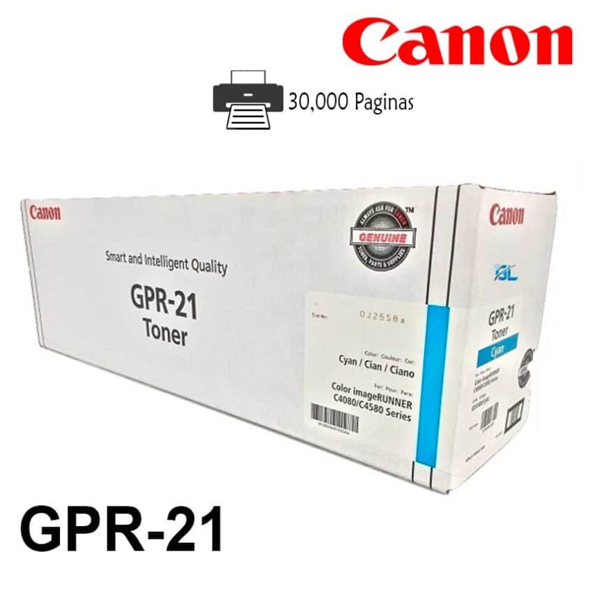 Toner Canon GPR-21 Cyan