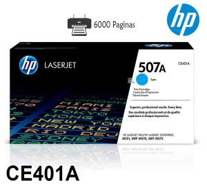 Alternative view of Toner Hp CE401A 507A M551 Cyan Original