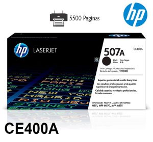Alternative view of Toner Hp CE400A 507A M551 Negro Original