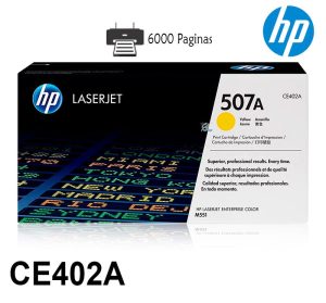 Alternative view of Toner Hp CE402A 507A M551 Yellow Original