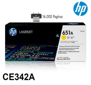Toner Hp CE342A 651A Yellow