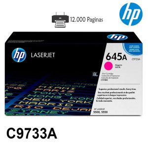 Alternative view of Toner Hp 645A C9733A L.J. 5500 Magenta Original