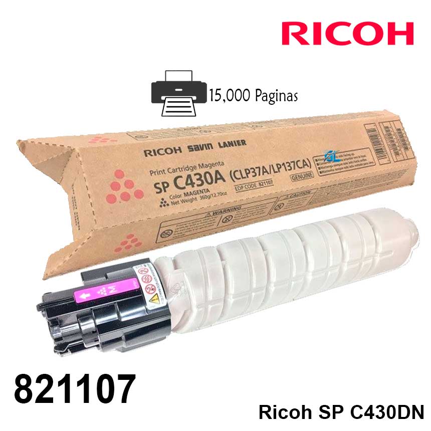 Toner Ricoh 821107 Magenta