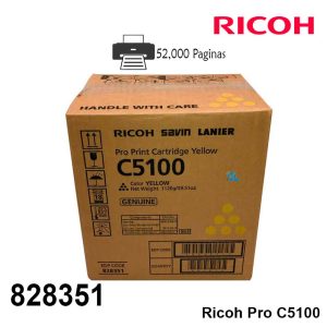 Alternative view of Toner Ricoh 828351 Yellow C5100 Original