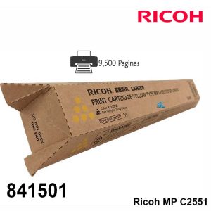 Alternative view of Toner Ricoh 841501 Yellow C2551 Original