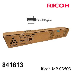 Toner Ricoh 841813 Negro