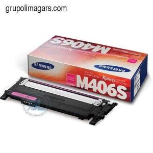 Cartucho De Toner  Samsung Clt-M406S De Color Magenta Original Para Impresora Samsung Clp-360 / Clp-365, Rendimiento De 1.000 Paginas (HP SU256A)