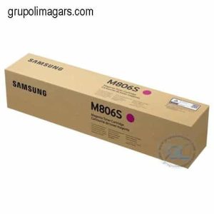 Cartucho Toner Samsung CLT-M806S  Color Magenta Para Impresora Samsung  Slx74/75 7600Gx  Rendimiento 30.000 Paginas (HP SS635A)  