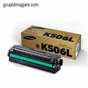 Cartucho Toner Samsung Clt-K506L Original De Color NEGRO En Alta Capacidad Para Impresora Samsung Clp-680Nd Clp-6260Nd Clp-680Dw Clx-6260Fd, Rendimiento 3.500 Paginas.