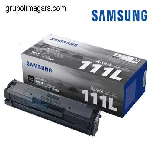 Cartucho Toner Samsung MLT-D111L Color Negro Para Impresora Samsung M2020  M2020W, M2022
