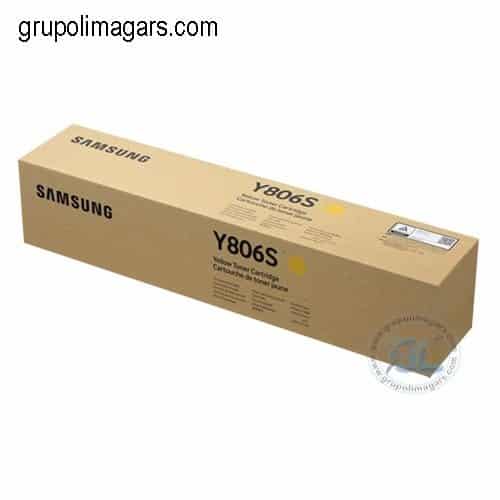 Cartucho Toner Samsung CLT-Y806S Color YELLOW Para Impresora Samsung  Slx74/75 7600Gx  Rendimiento 30.000 Paginas (HP SS728A)