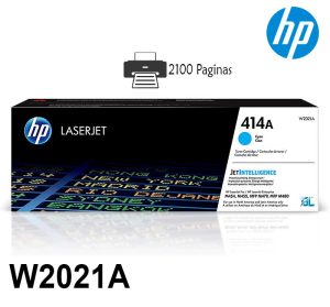 Toner Hp W2021A 414A L.J. M454 Cyan Original