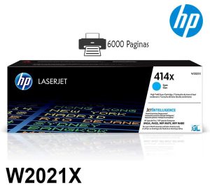 Alternative view of Toner Hp W2021X 414X M454/M479 Cyan Original
