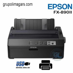 Impresora Matricial Epson Fx-890II, Matriz De 9 Pines, Paralelo / Usb 2.0, 100V - 240Vac. 