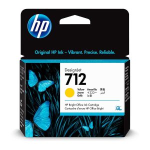 Tinta Hp 3ED69A 712 29ml Yellow Original