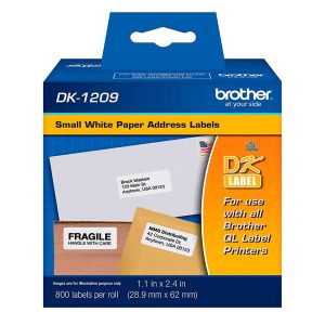 Cinta Brother DK-1209 800 Etiquetas Original