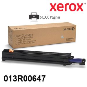 Tambor Xerox 013R00647 Para Impresora Xerox Pinehurst  Wc 7428  7435 7445 Rendimiento 61,000 Paginas 