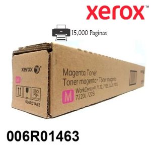 Toner Xerox 006R01463 Color Magenta Para Impresora Xerox Wc 7220 / 7225 Rendimiento 15,000 Paginas
