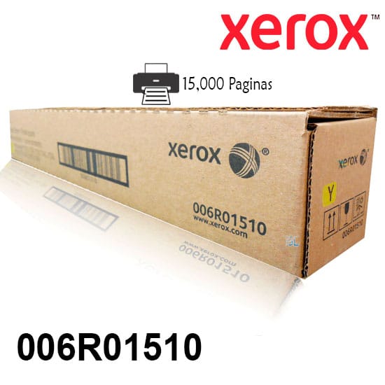 Toner Xerox  006R01510 Color Yellow Para Impresora Xerox  Wc 7530 7545 7535 7855  Rendimiento 15,000 Paginas