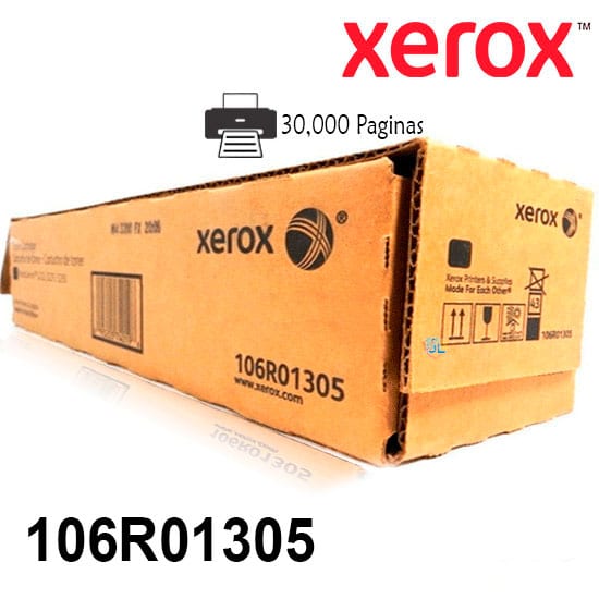 Toner Xerox 106R01305 Color Negro Para Impresora Xerox Workcentre 5225/5230 Rendimiento 30.000 Paginas de impresion 