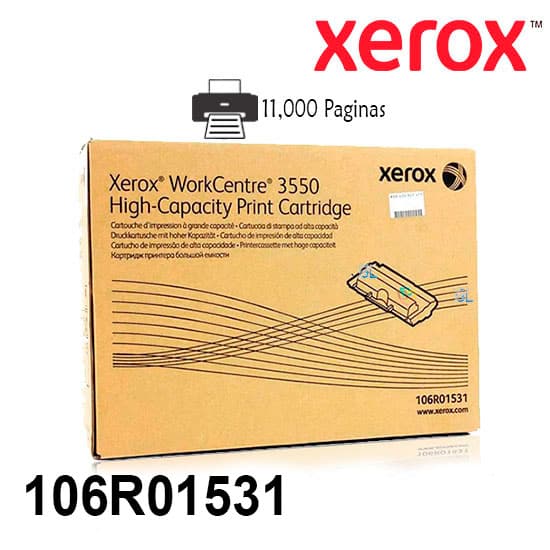 Toner Xerox 106R01531 Wc3550