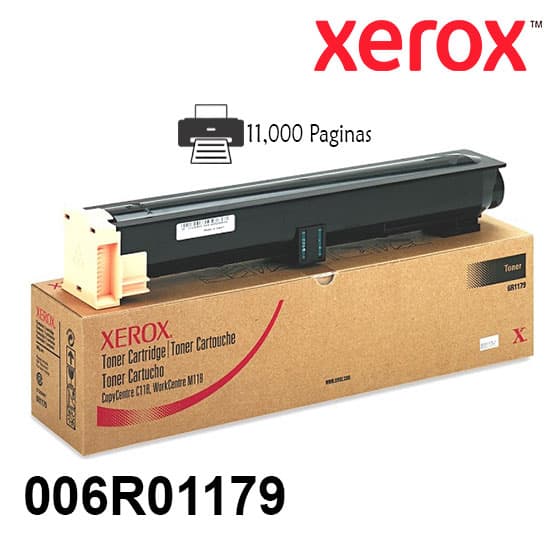Toner Cartridge Xerox 006R01179 Para Impresora Xerox C118/M118/M118I Rendimiento 11000 Paginas 