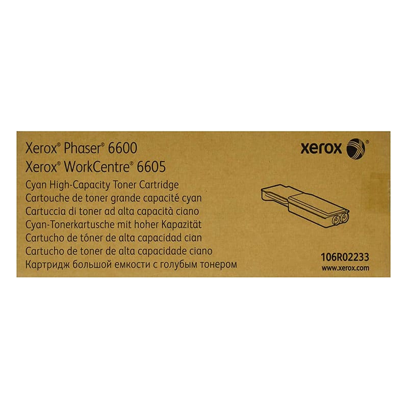 Toner Xerox 106R02233 Cyan 6600/6605