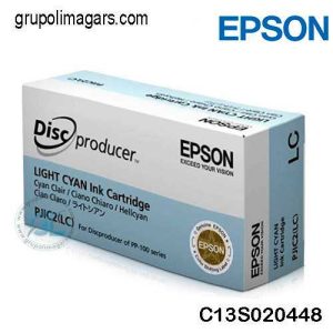Tinta Epson C13S020448 Light Cyan Para Impresora Epson PP-100, PP-100AP, PP-100II, PP-100N, PP-100NS PP-50 Contenido 26ml.