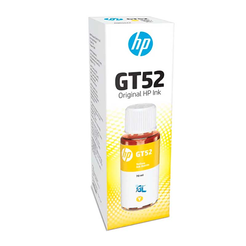 Tinta Hp M0H56AL GT52 Yellow, Impresora HP DeskJet GT serie 5800. Rendimiento 8,000 Paginas. ➤ Cartucho ➤ GT52 ➤ Original. ✓ ¡Compre Aqui! ✓