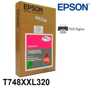 Alternative view of Tinta Epson T748XXL320-AL Magenta WF-6090 Original
