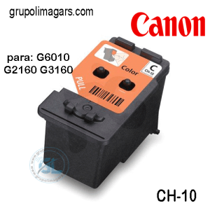 Cabezal Canon CH-10 Color Tricolor Para Impresora Canon Pixma G6010 G2160 G3160