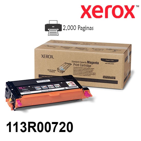 Toner Xerox 113R00720 Magenta Ph 6180