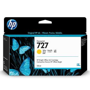 Tinta Hp B3P21A 727 130ml Yellow Original